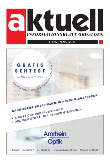 Aktuell Obwalden 09-2018