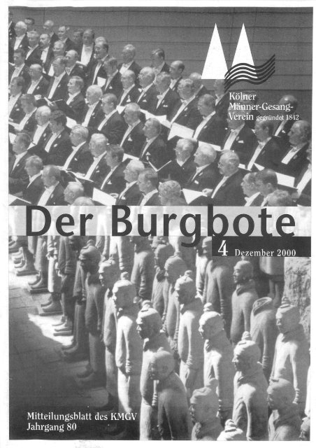 Der Burgbote 2000 (Jahrgang 80)