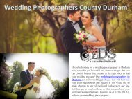 Wedding Photographers County Durham