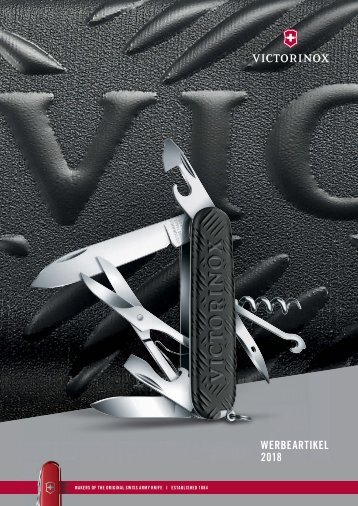 Victorinox Werbeartikel Katalog 2018