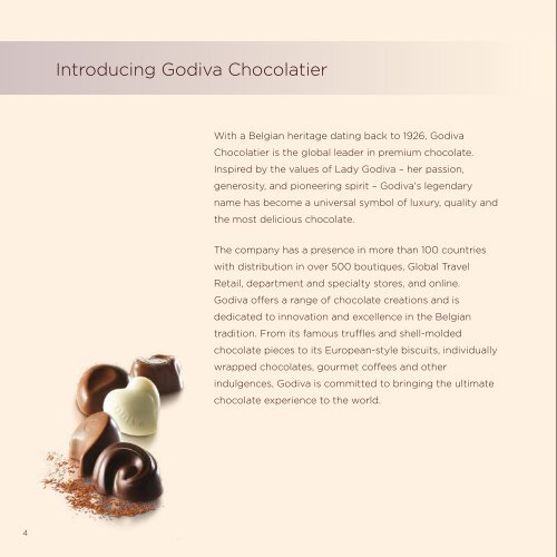 Godiva Corporate Catalogue Retail 2018