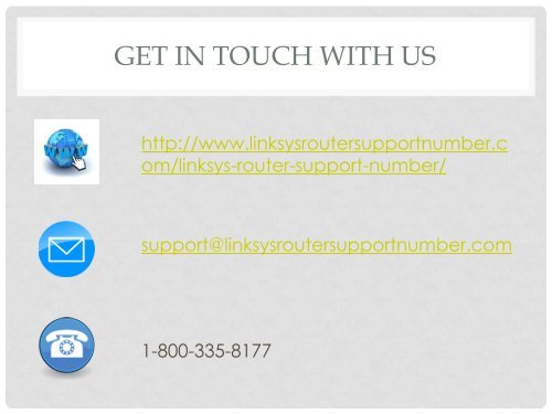 Dial 1-800-335-8177 Linksys Router Support Number