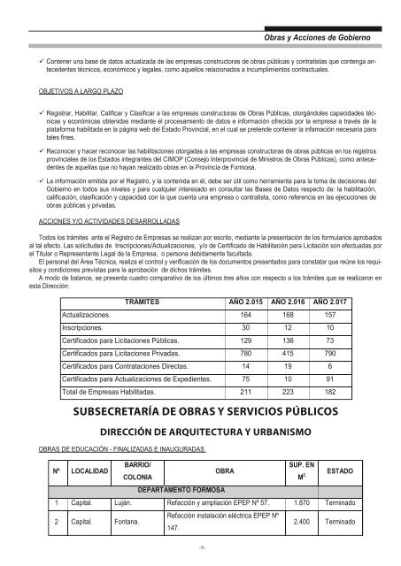 Ministerio de Planificación, Inversión, Obras y Servicios Públicos