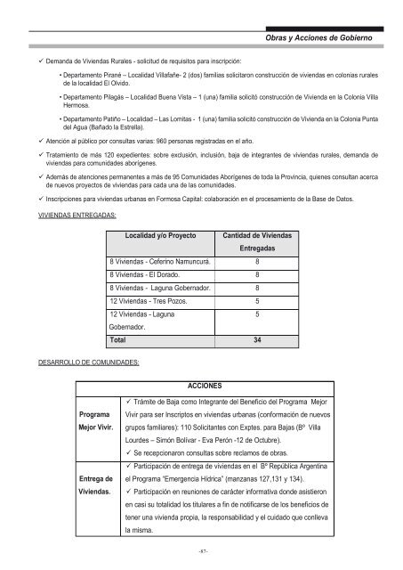 Ministerio de Planificación, Inversión, Obras y Servicios Públicos