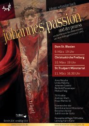 Johannespassion und der Prozess