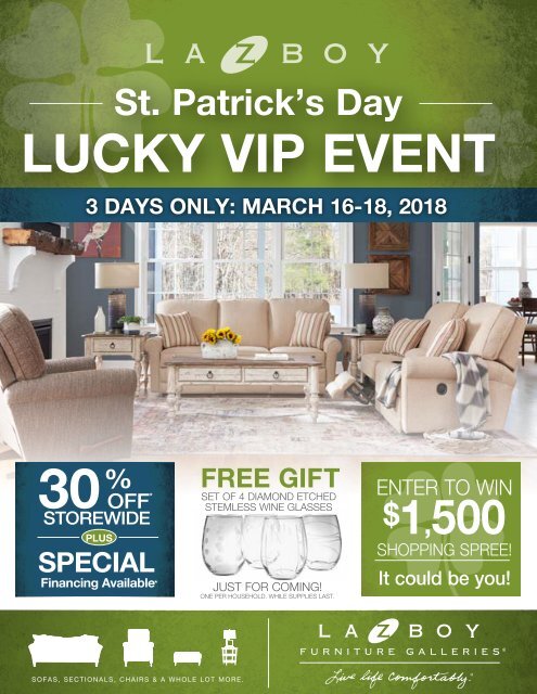 La-Z-Boy St. Patrick's Day Lucky VIP Event