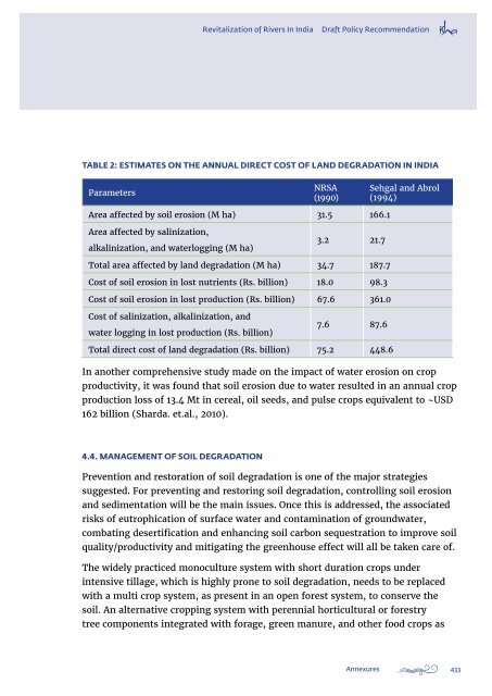 Revitalization of Rivers in India Draft Policy - Isha Guru Jaggi Vasudev