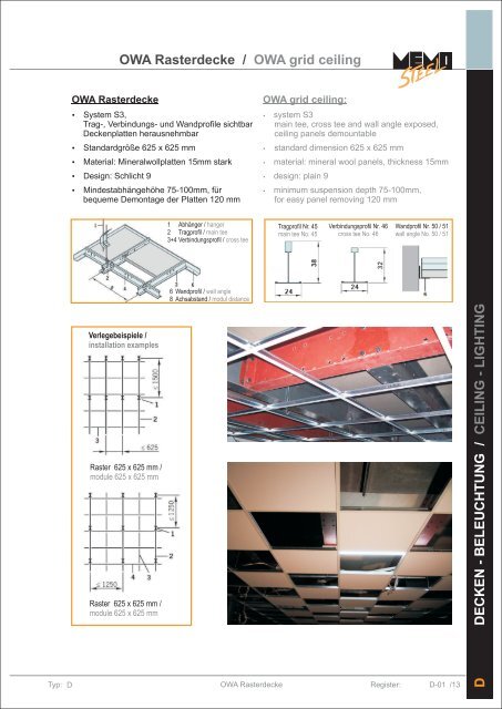 Memo Steel - Katalog