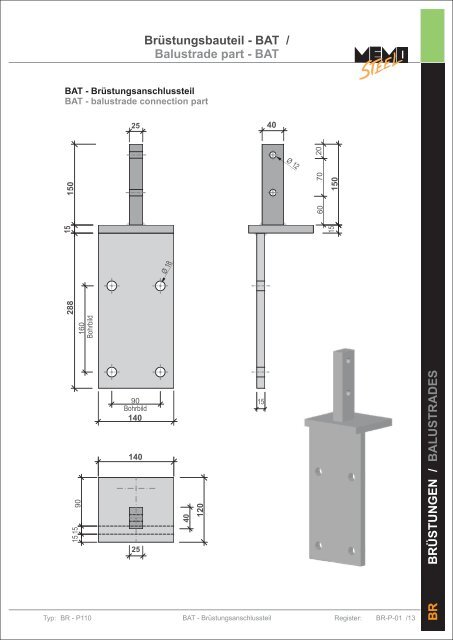 Memo Steel - Katalog