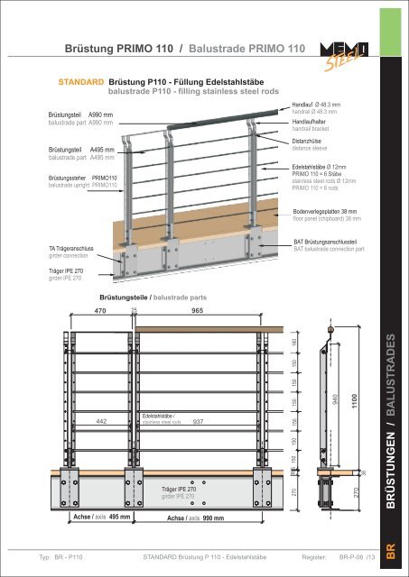 Memo Steel - Katalog