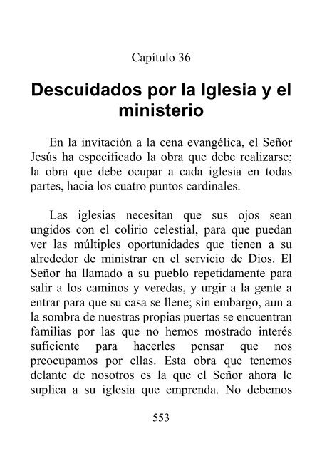 Testimonios para la Iglesia, Tomo 6 - Elena G. de White