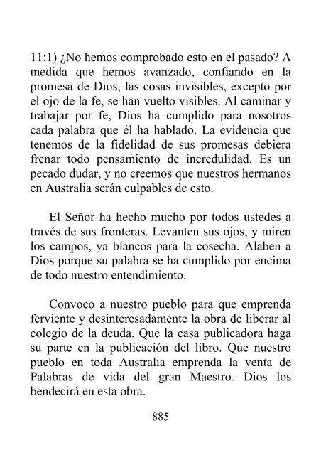 Testimonios para la Iglesia, Tomo 6 - Elena G. de White