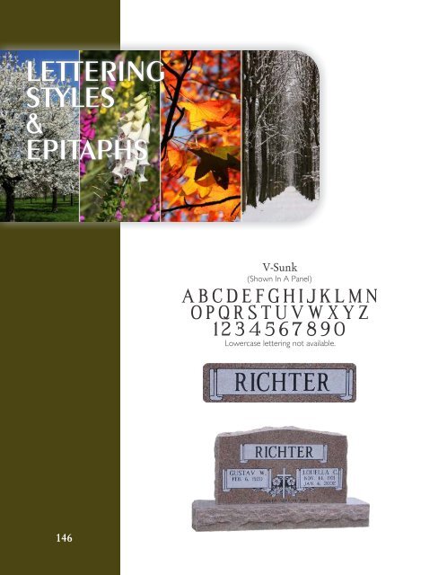 Legacy Memorial Catalog 