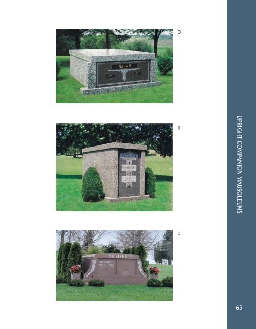 Legacy Memorial Catalog 