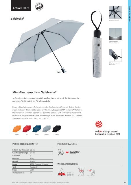 Schirmkatalog 2018