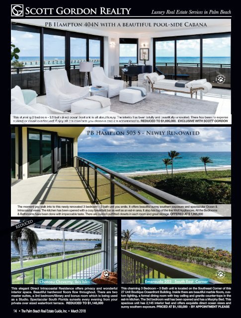 Palm Beach Real Estate Guide March 2018