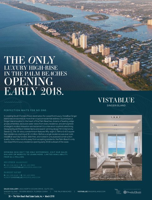 Palm Beach Real Estate Guide March 2018