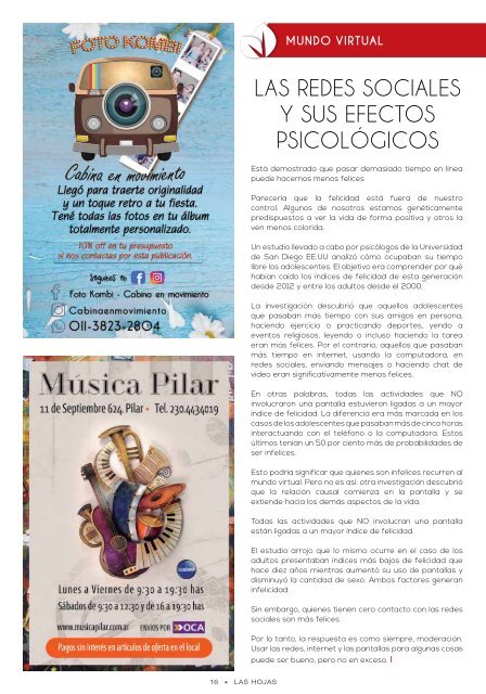 Revista Las Hojas Marzo 2018
