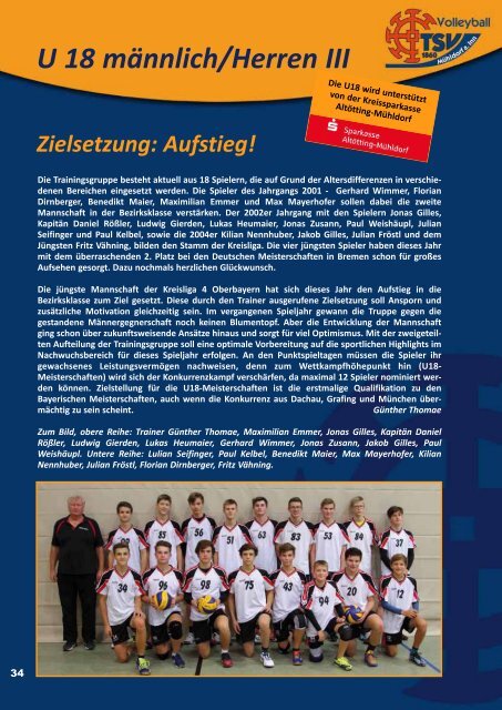 Volleyballbroschüre 2017/18