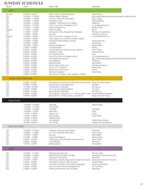 2012 Houston IMAGE Show Directory