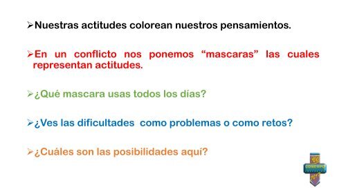 Destrezas para Resolver Conflictos CONEXPO