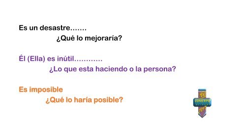 Destrezas para Resolver Conflictos CONEXPO