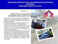 INFORME ENTREGA DE UTILES 2018 - ASCRIGERE