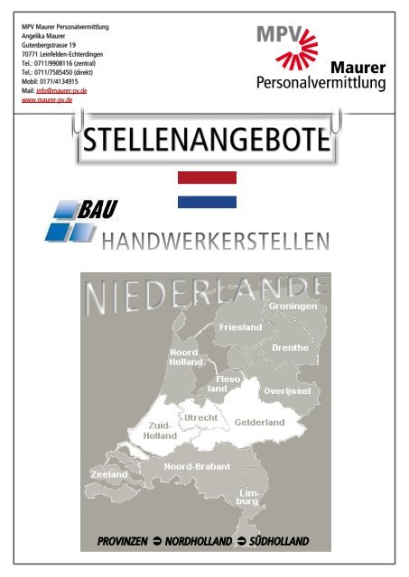 Stellenangebote NL