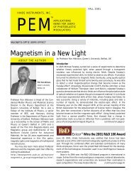 Magnetism in a New Light - Hinds Instruments