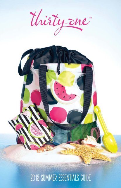 Thirty One Catalog Summer Essentials Guide 2018