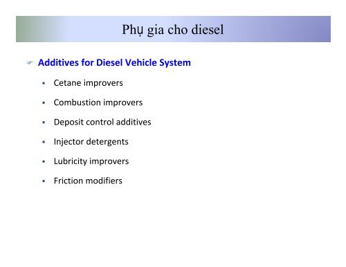 Sản Phẩm Dầu Mỏ Thương Phẩm TS. Trương Hữu Trì