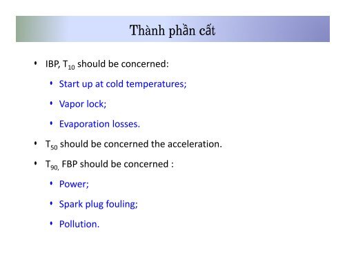 Sản Phẩm Dầu Mỏ Thương Phẩm TS. Trương Hữu Trì