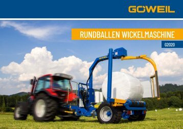DE | Rundballen Wickelmaschine gezogen| G2020 | Göweil