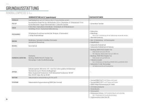 DE | Rundballenpresse & Press-Wickelkombination | G-1 F125 Kombi | Göweil