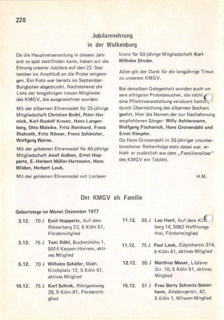Der Burgbote 1977 (Jahrgang 57)