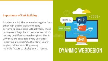 Importance of Link Building and some techniques for quality backlinks