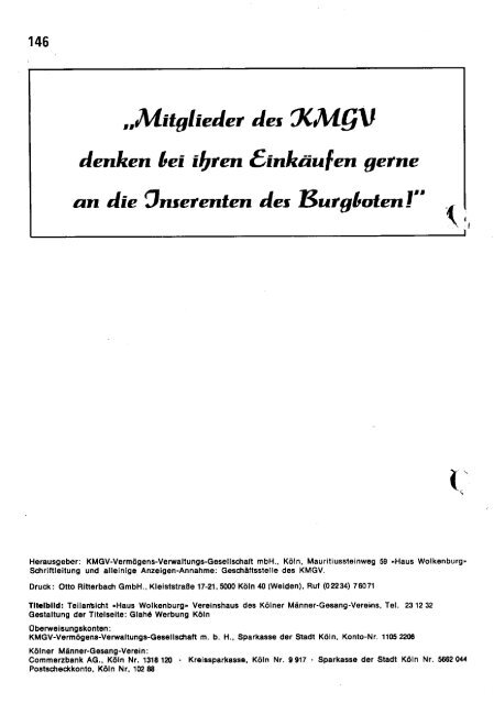 Der Burgbote 1978 (Jahrgang 58)