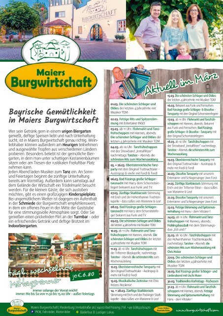 wasistlos Bad Füssing Magazin März 2018