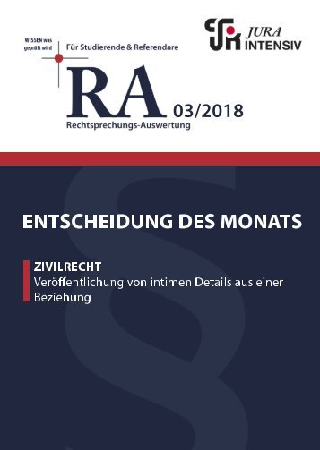 RA 03/2018 - Entscheidung des Monats