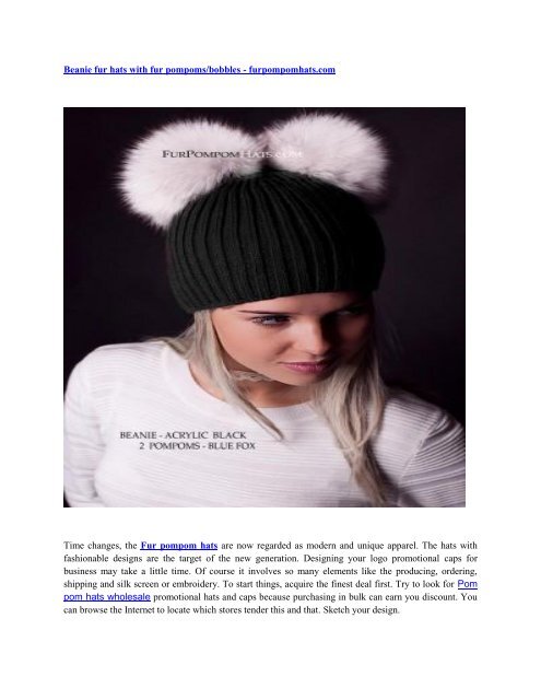 arctic fur hats