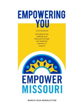 Empowering You March 2018 Newsetter