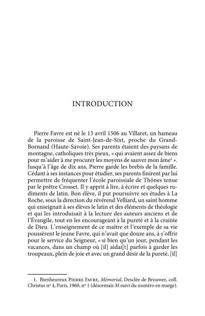 Saint Pierre Favre, lettres et instructions. Traduites, annotées et présentées par Pierre Emonet, s.j.