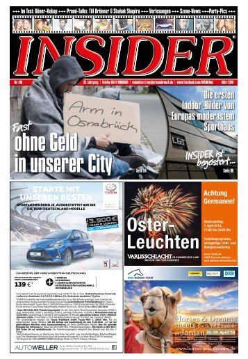 INSIDER Osnabrück // März 2018 // No. 416