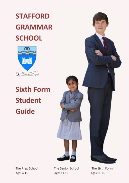 SIXTH FORM STUDENT GUIDE 2018