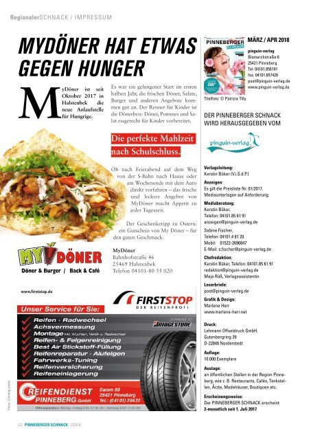 PINNEBERGER SCHNACK März/April 2018