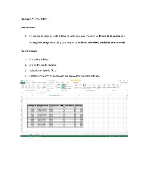 PRACTICAS DE EXCEL