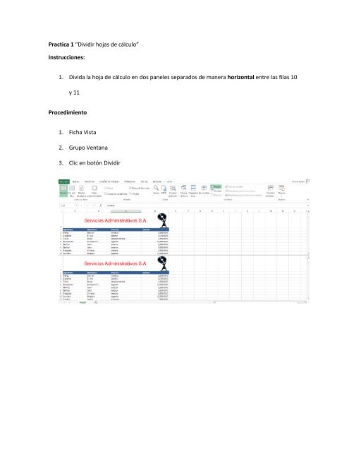 PRACTICAS DE EXCEL