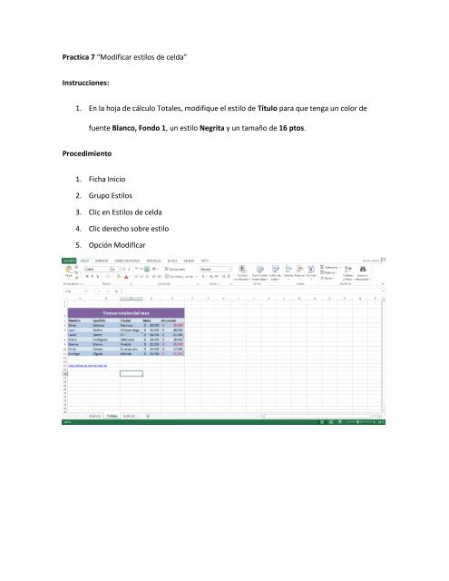 PRACTICAS DE EXCEL