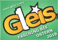 Programm Fasching bis Ostern 2018