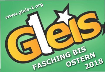 Programm Fasching bis Ostern 2018